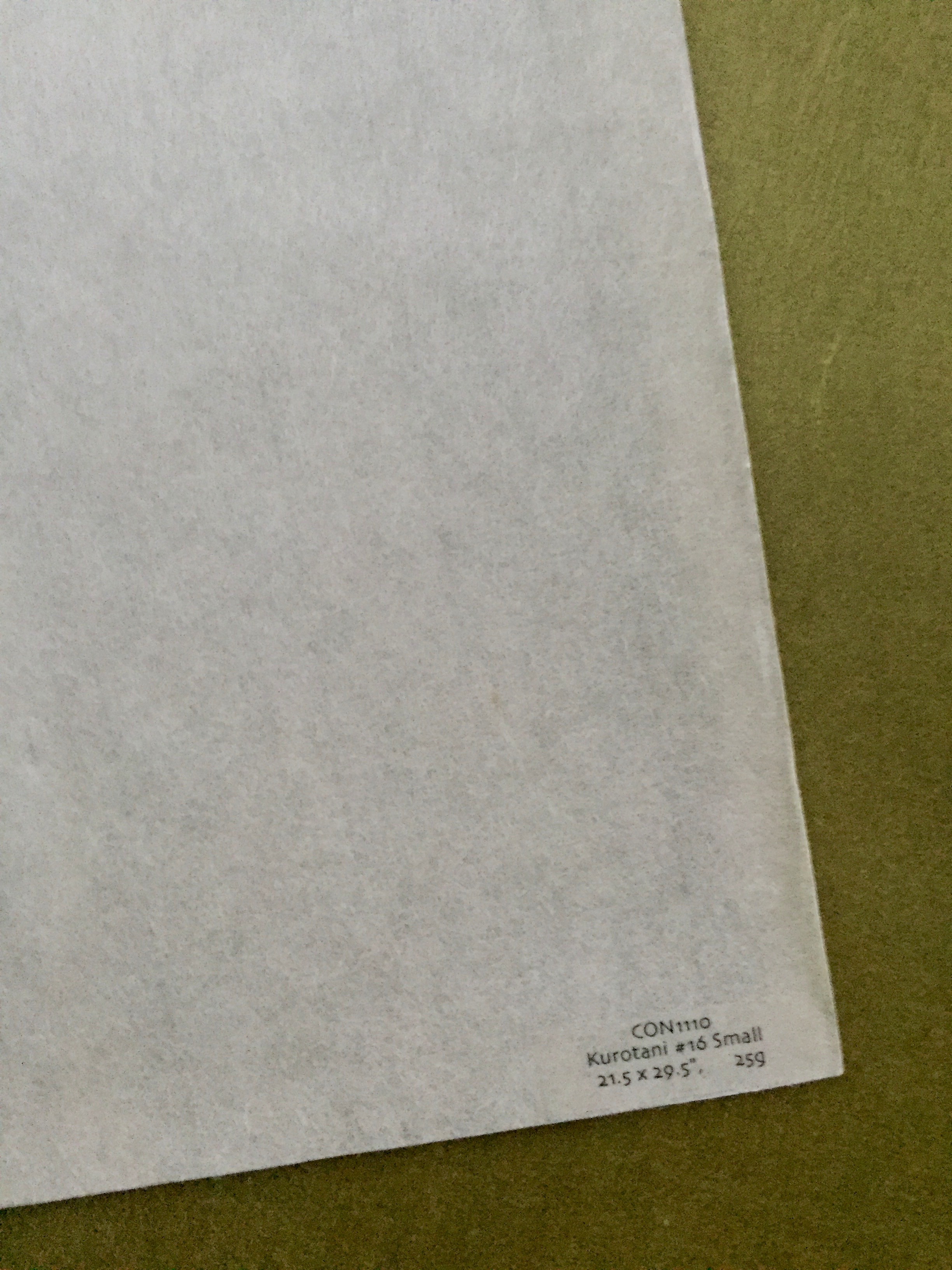 Kurotani No. 16 Heritage Washi 25g Handmade Paper — Washi Arts